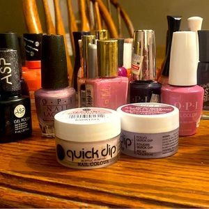 MUST GO!!! Bunch of nail polish, some gels, dip powders. Several by OPI